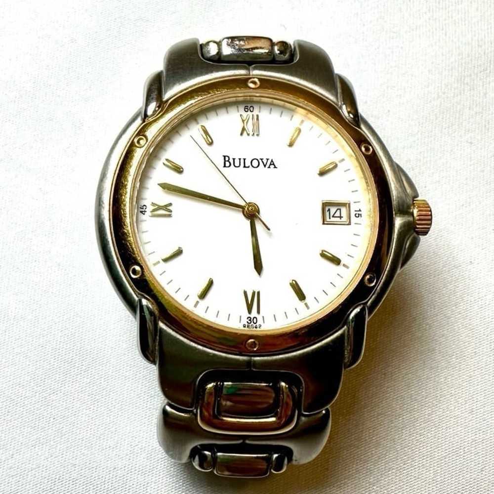 Bulova Two- Tone Metal Watch - image 1