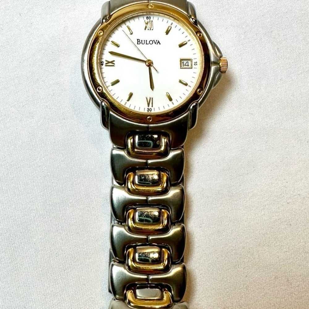 Bulova Two- Tone Metal Watch - image 2