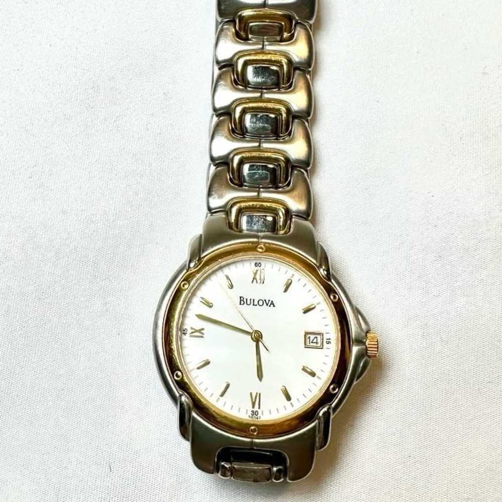 Bulova Two- Tone Metal Watch - image 3