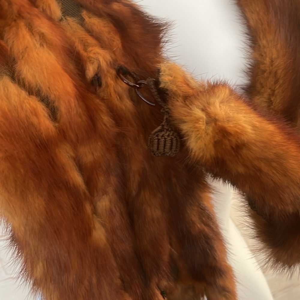 Genuine Mink Fur Scarf 5 full body real mink fur … - image 5