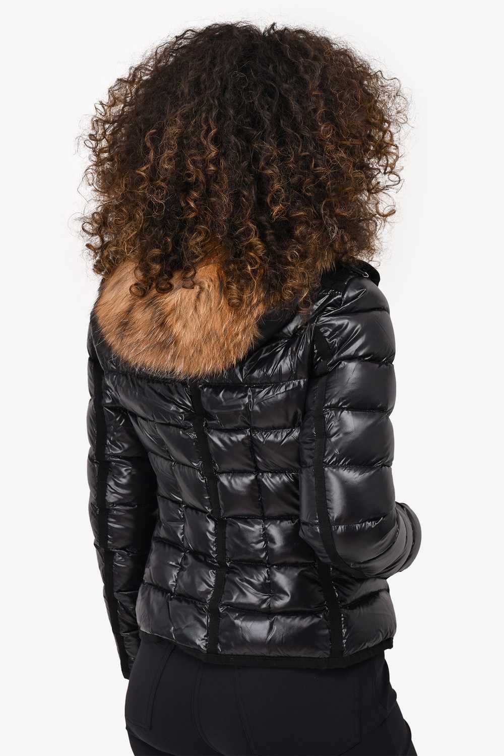 Moncler Black Down Racoon Fur Hooded 'Armoise' Ja… - image 4