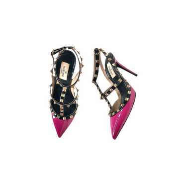 Valentino Garavani Rockstud patent leather heels