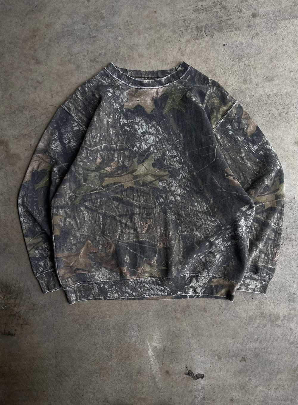 Realtree × Vintage 90s Realtree Camo Crewneck - image 1