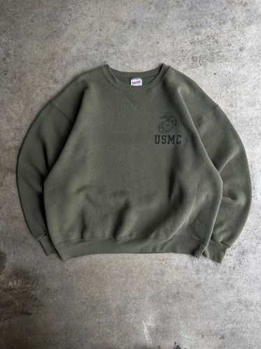 Military × Usmc × Vintage 90s USMC Crewneck