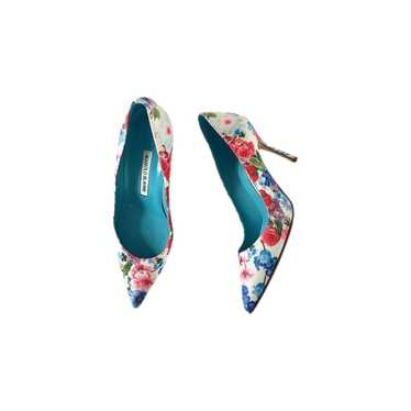 Manolo Blahnik Cloth heels - image 1