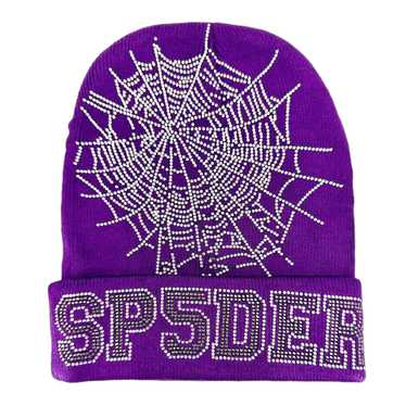 Spider Worldwide Spider Web Beanie Crystal Purple