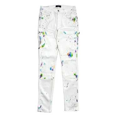 Amiri Amiri Paint Splatter Workmans Jeans White - image 1