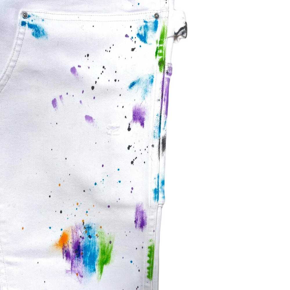 Amiri Amiri Paint Splatter Workmans Jeans White - image 2