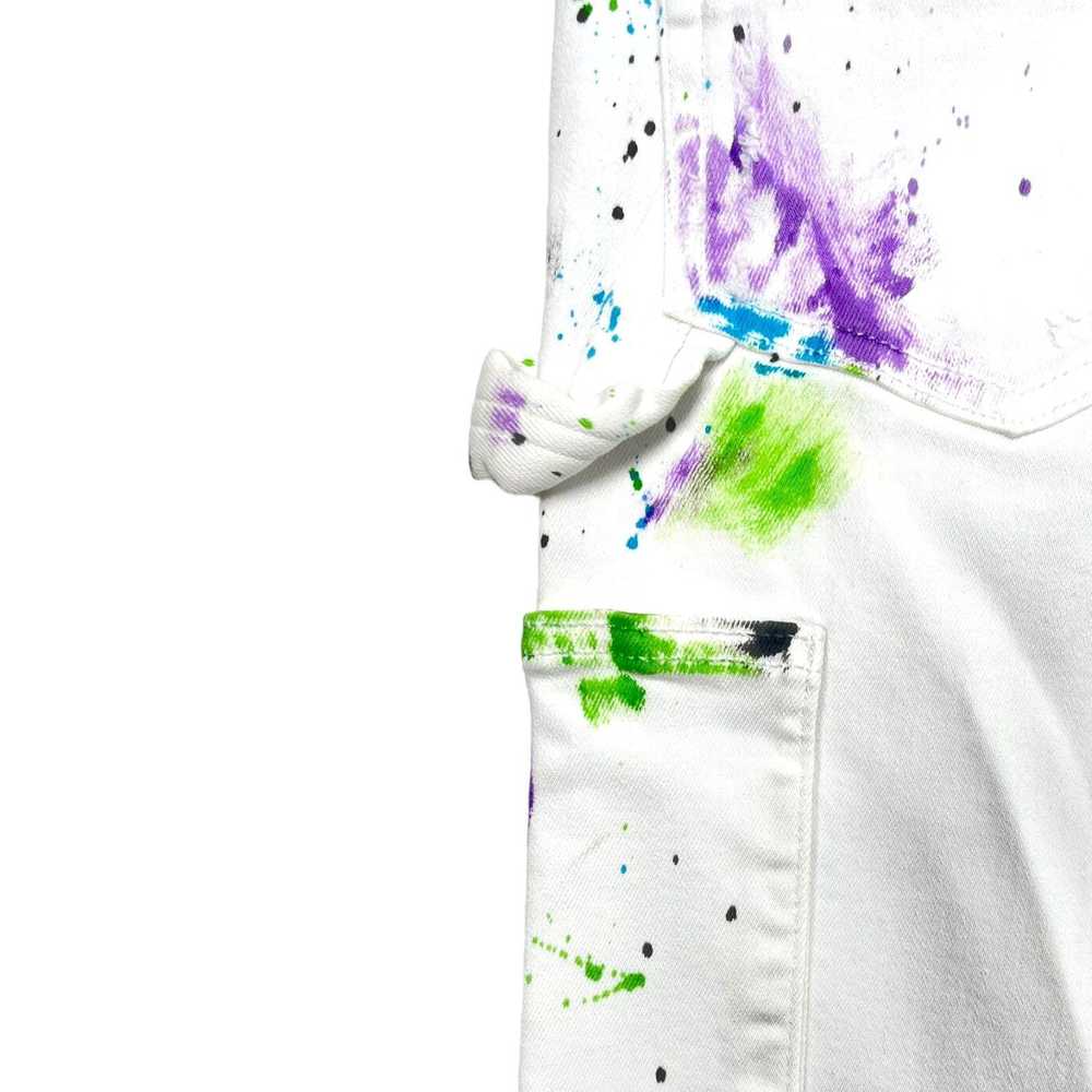 Amiri Amiri Paint Splatter Workmans Jeans White - image 5