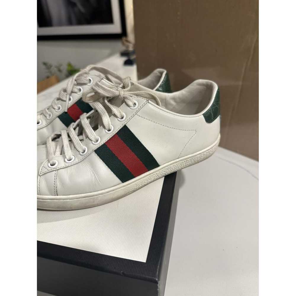 Gucci Ace leather trainers - image 2