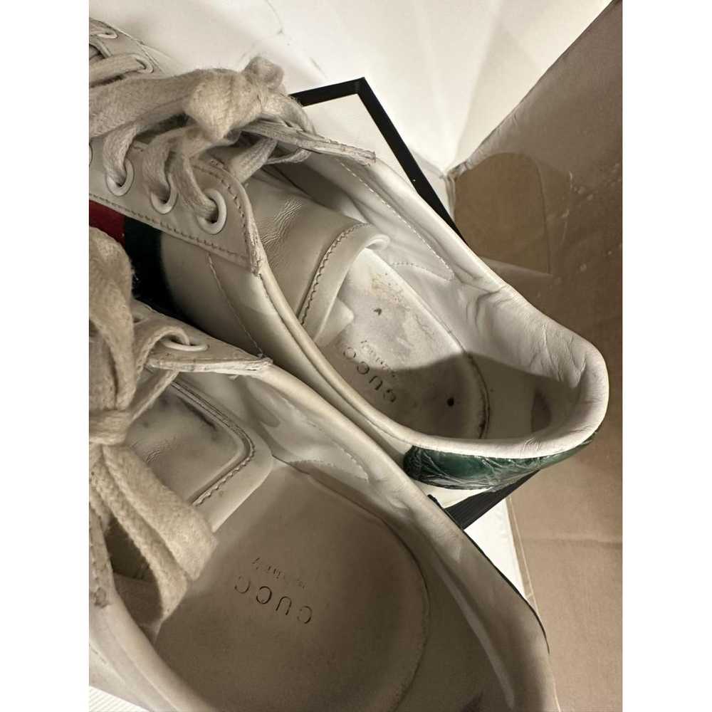 Gucci Ace leather trainers - image 5