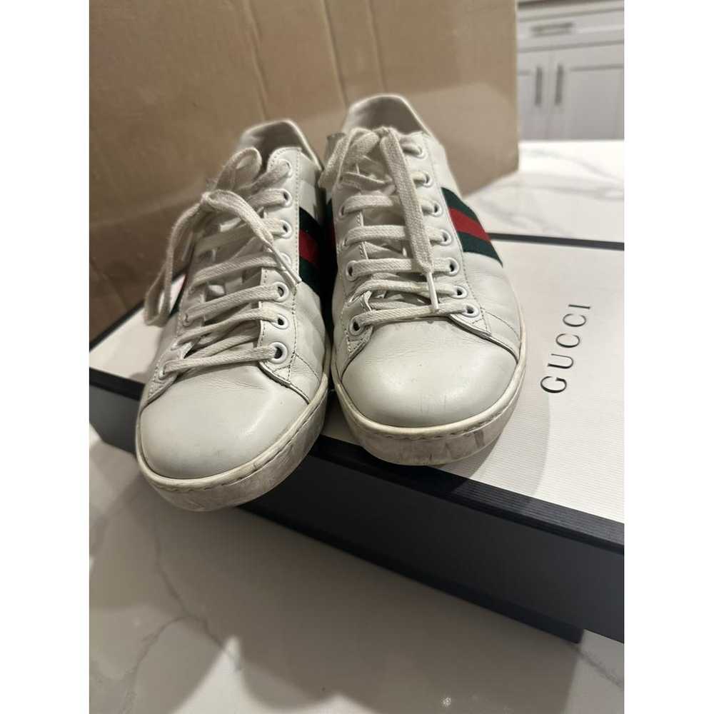 Gucci Ace leather trainers - image 7