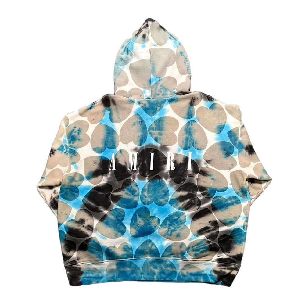 Amiri Amiri Heart Tie Dye Oversized Hooded Sweats… - image 2