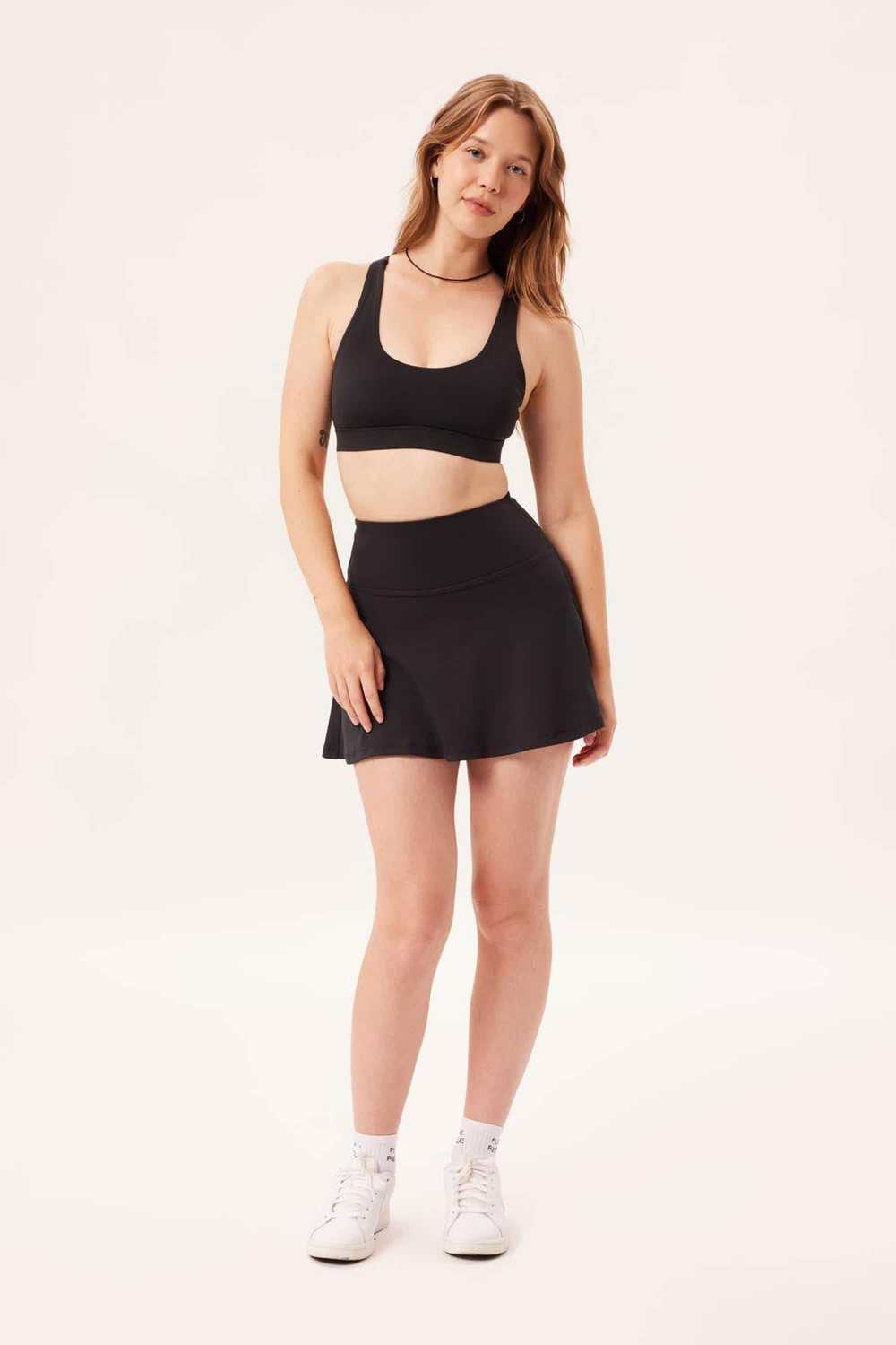 Girlfriend Collective Black FLOAT Ultralight Skort - image 1