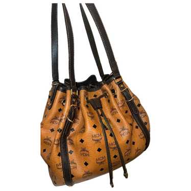 MCM Heritage Drawstring leather handbag