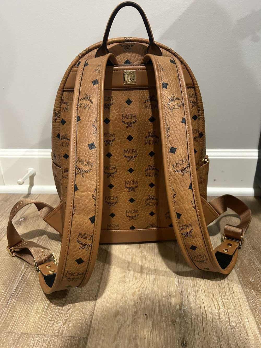 Bape × MCM MCM X BAPE SHARK STARK BACKPACK - image 2