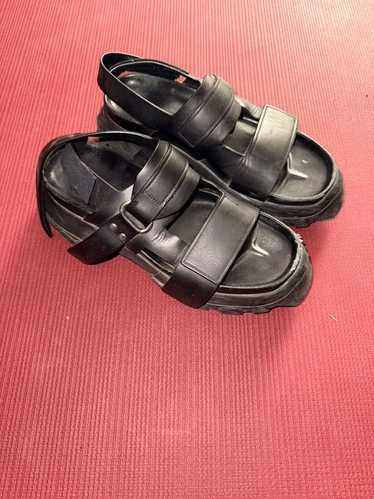 Rick Owens Black Tractor Sandals