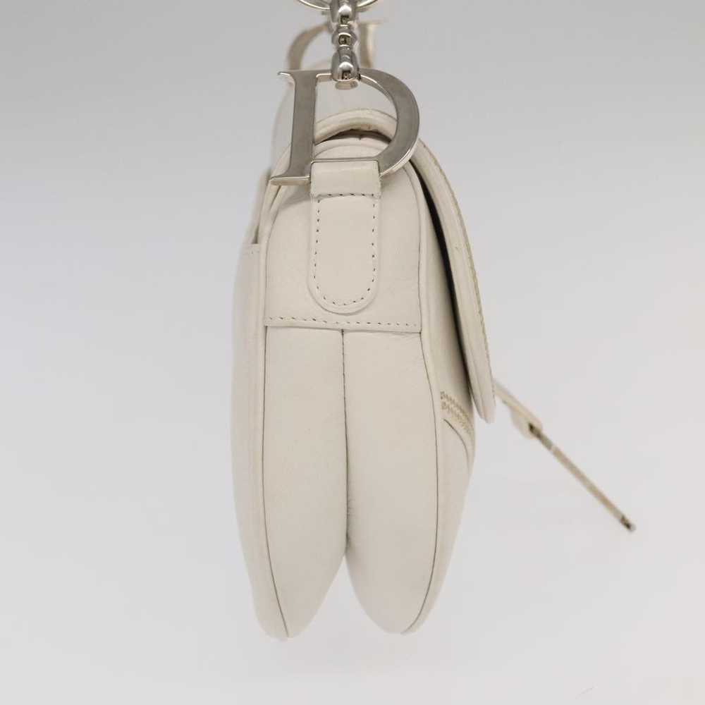 Dior Saddle Beige Leather Shoulder Bag (Pre-Owned) - image 4