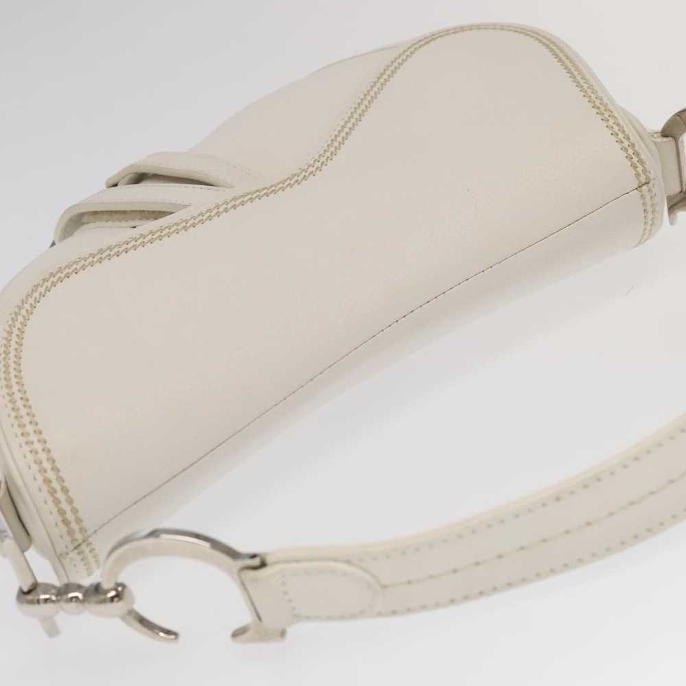 Dior Saddle Beige Leather Shoulder Bag (Pre-Owned) - image 5