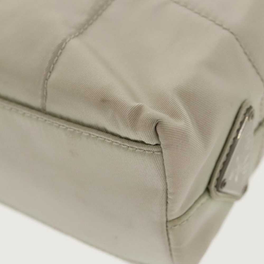 Prada -- Beige Canvas Handbag (Pre-Owned) - image 10