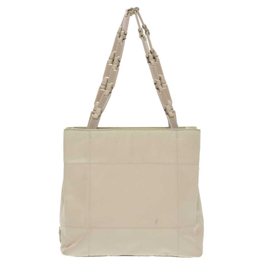 Prada -- Beige Canvas Handbag (Pre-Owned) - image 1