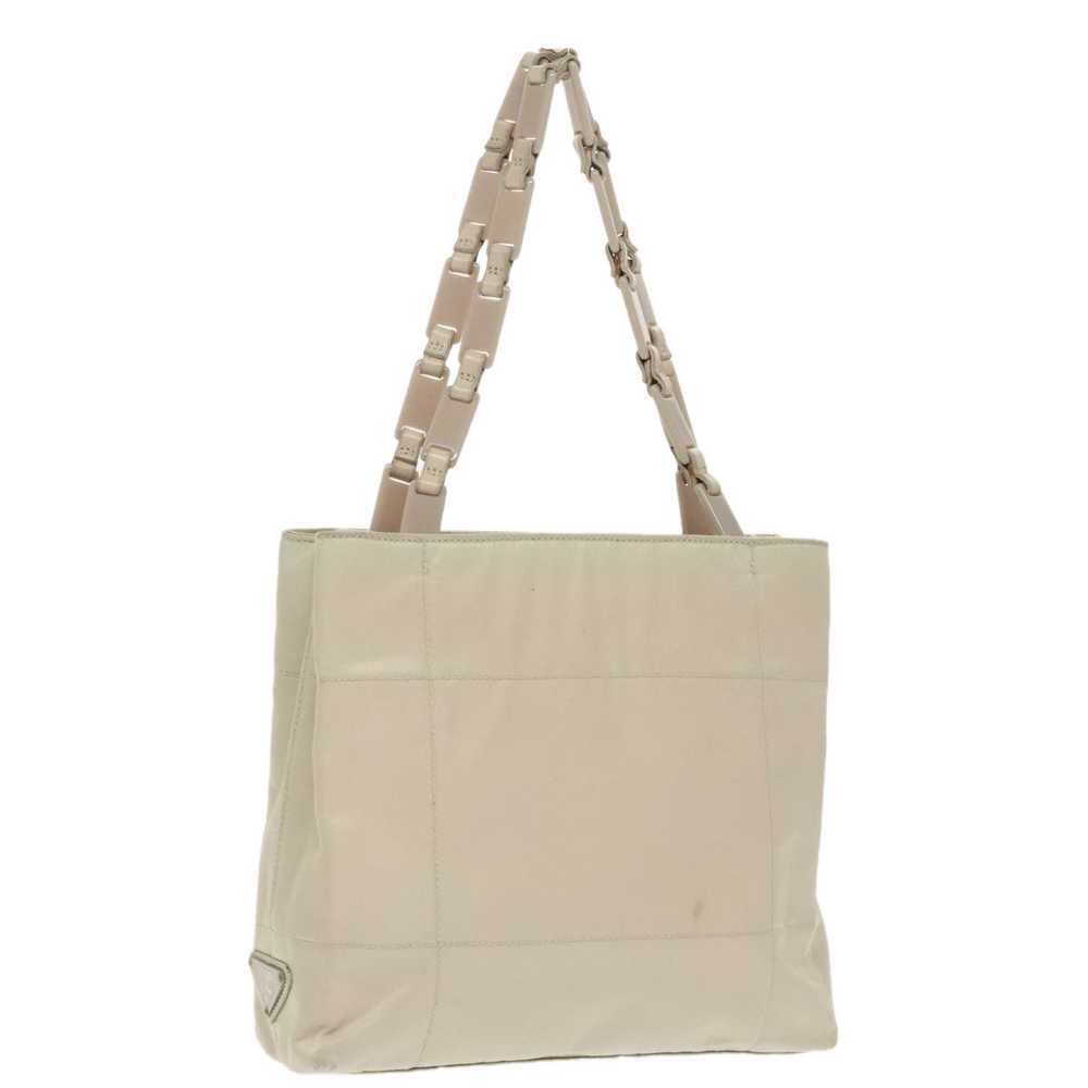 Prada -- Beige Canvas Handbag (Pre-Owned) - image 2