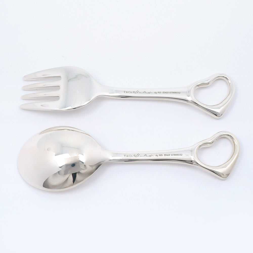 TIFFANY&Co. cutlery Silver925 Silver Open heart B… - image 3