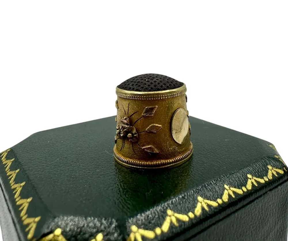 Antique 18k Yellow Gold Childs Thimble No Monogra… - image 2