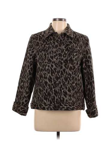 Charter Club Women Brown Jacket L