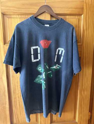 1990's DEPECHE MODE vintage 1998 Tour tshirt concert rare original new-wave rock band tee t-shirt (XL) X-Large 80's 90's on sale Mens Gift