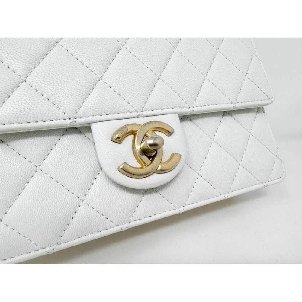 Chanel Pearl Bag leather handbag - image 3