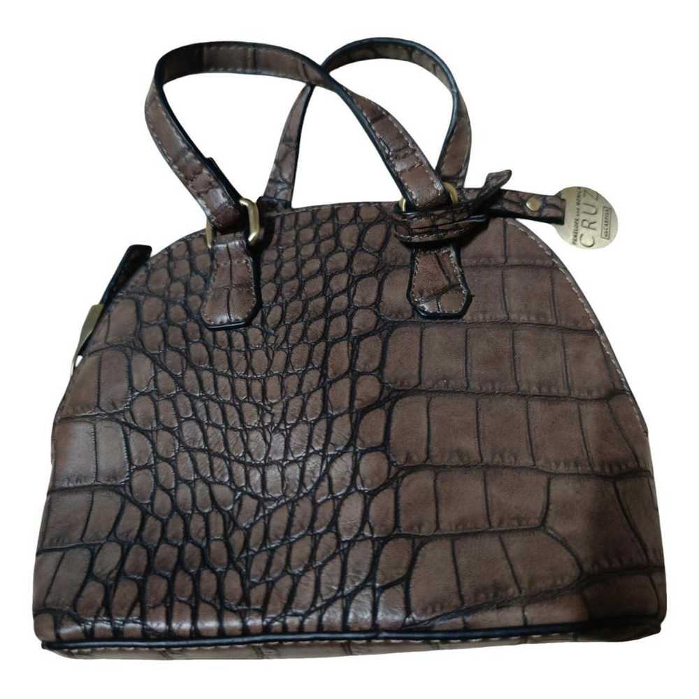 Non Signé / Unsigned Vegan leather handbag - image 1