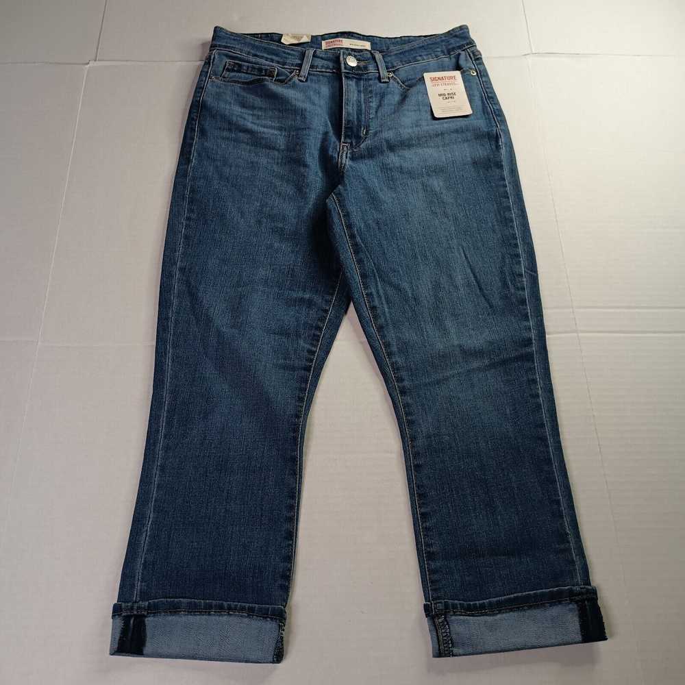 Levi's Signature by Levi Strauss Mid Rise Capri J… - image 1