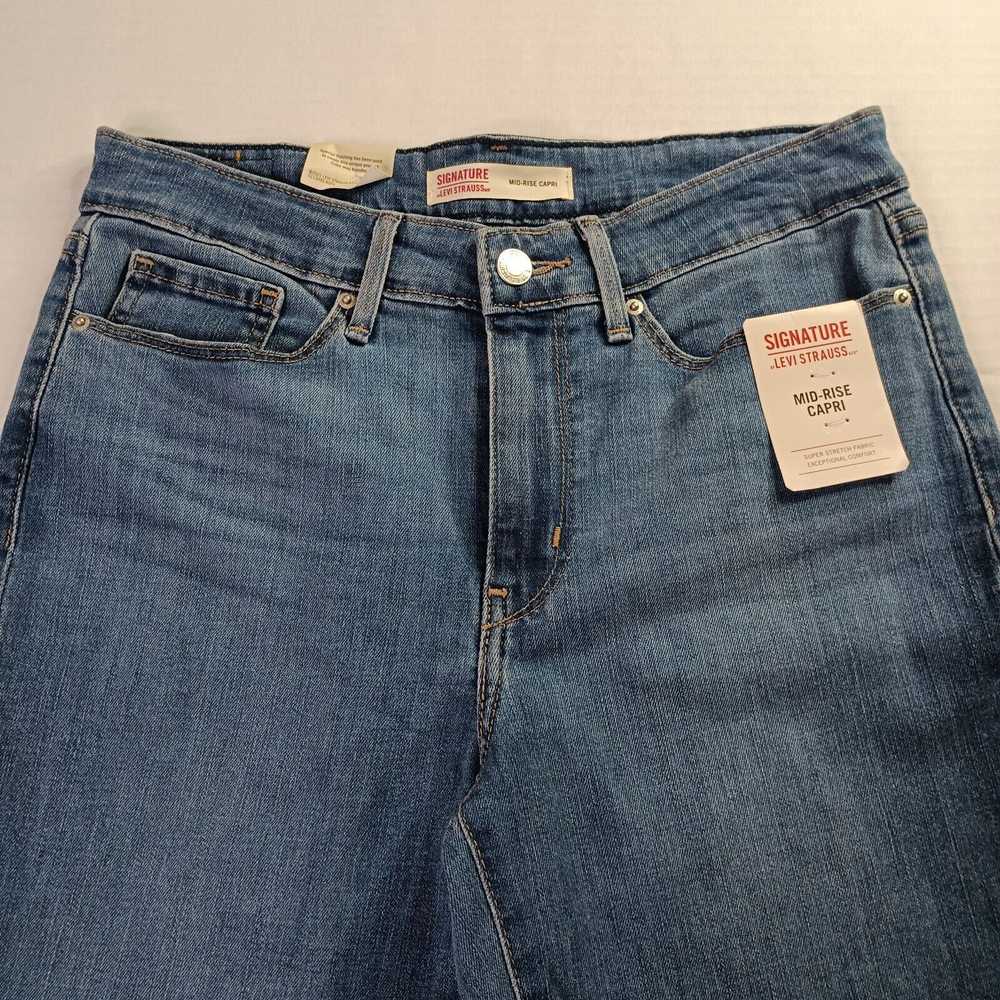 Levi's Signature by Levi Strauss Mid Rise Capri J… - image 3