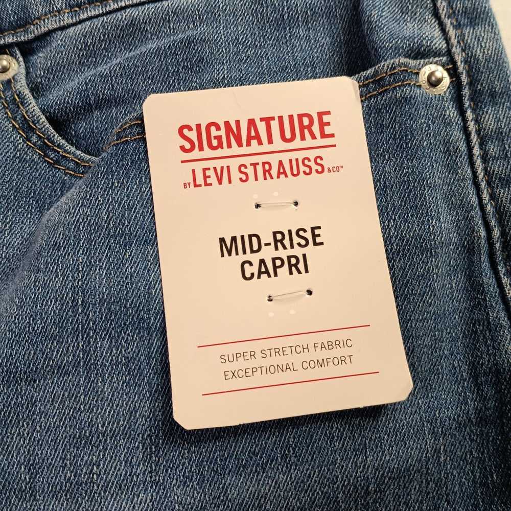 Levi's Signature by Levi Strauss Mid Rise Capri J… - image 4