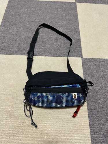 Bape Bape Blue Camo Shoulder Bag - image 1