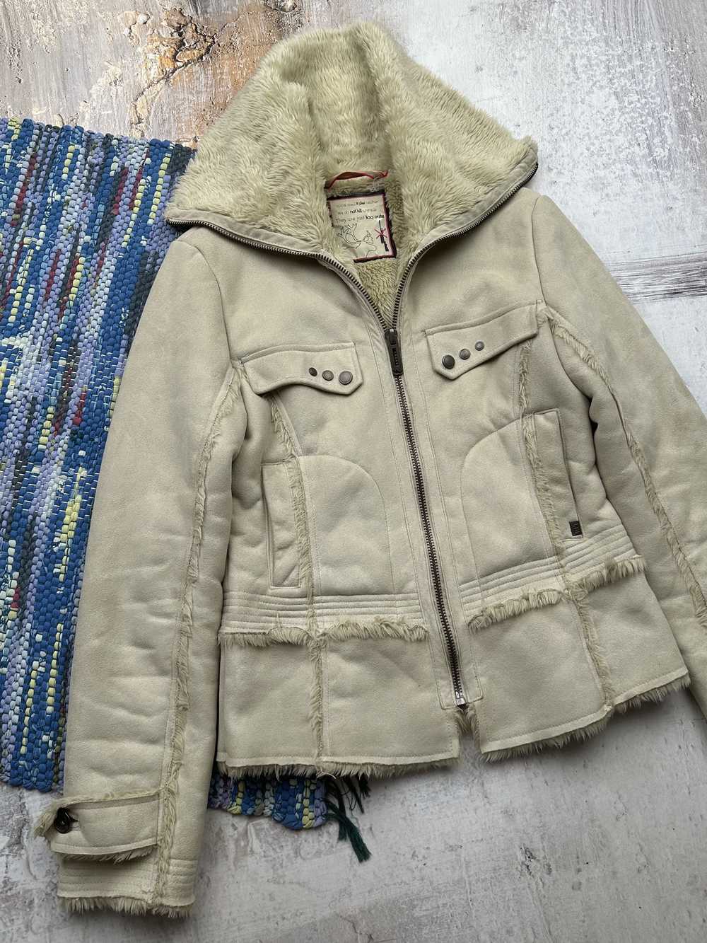 Japanese Brand × Sheepskin Coat × Vintage Vintage… - image 2