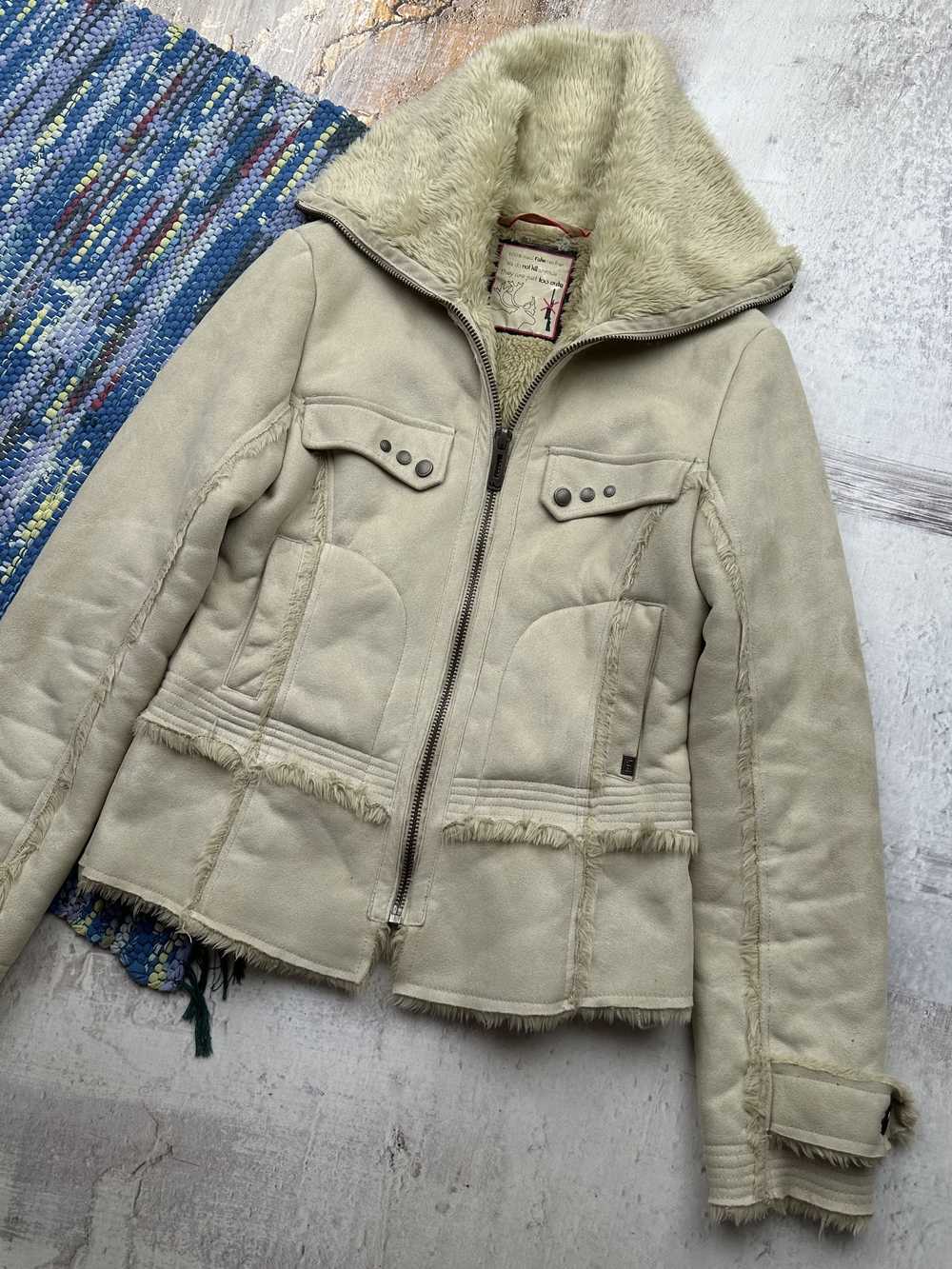 Japanese Brand × Sheepskin Coat × Vintage Vintage… - image 3