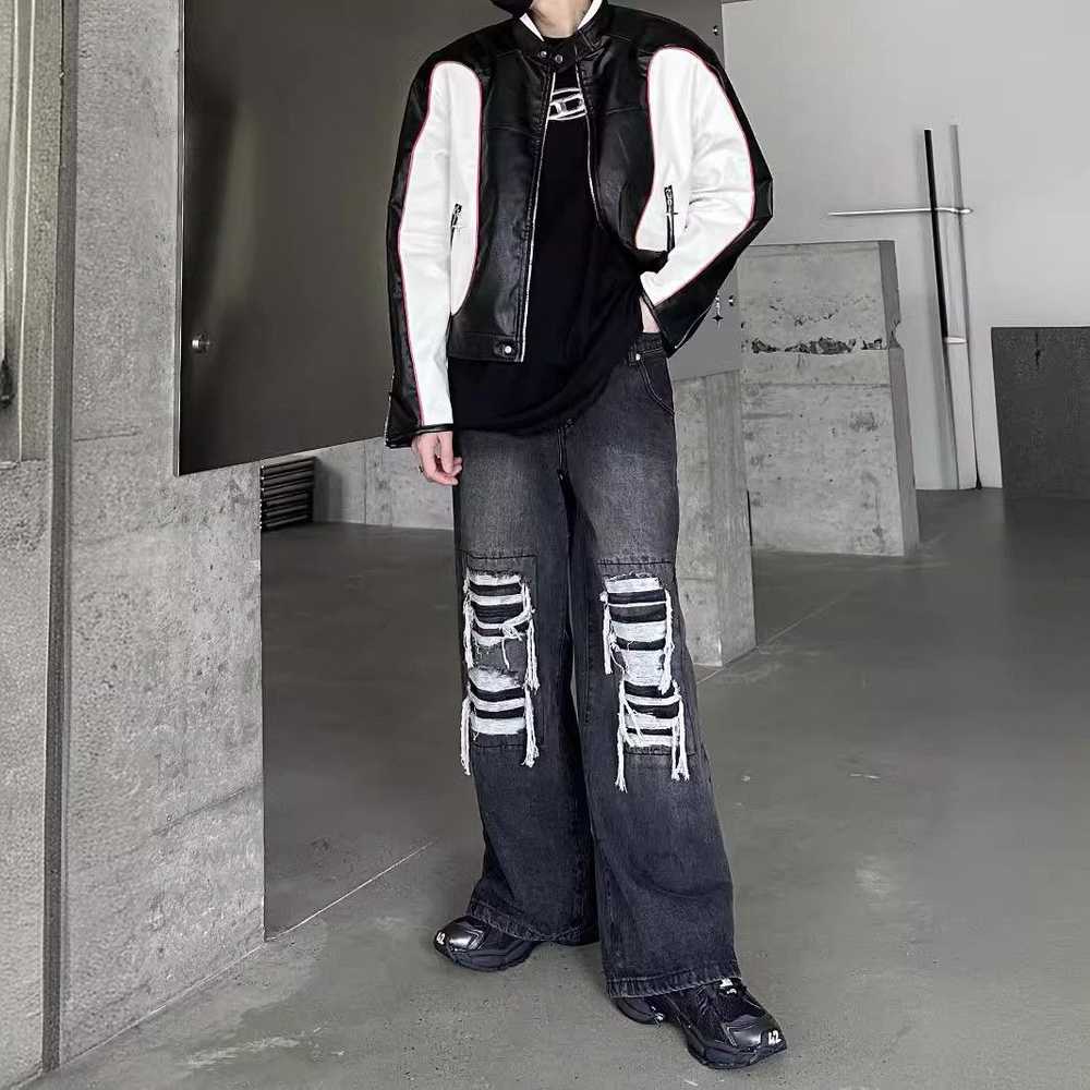 Japanese Brand × Jean × Streetwear Straight trous… - image 3