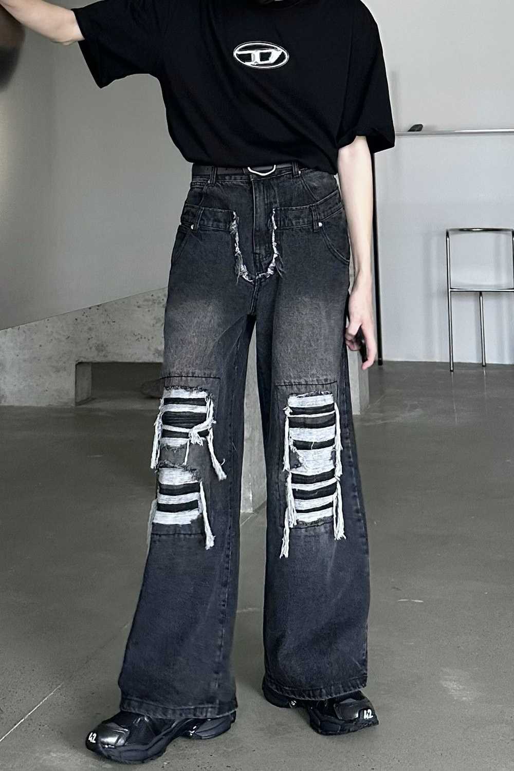 Japanese Brand × Jean × Streetwear Straight trous… - image 4