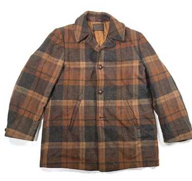 vintage 1960s Pendleton chore jacket , plaid wool ja… - Gem