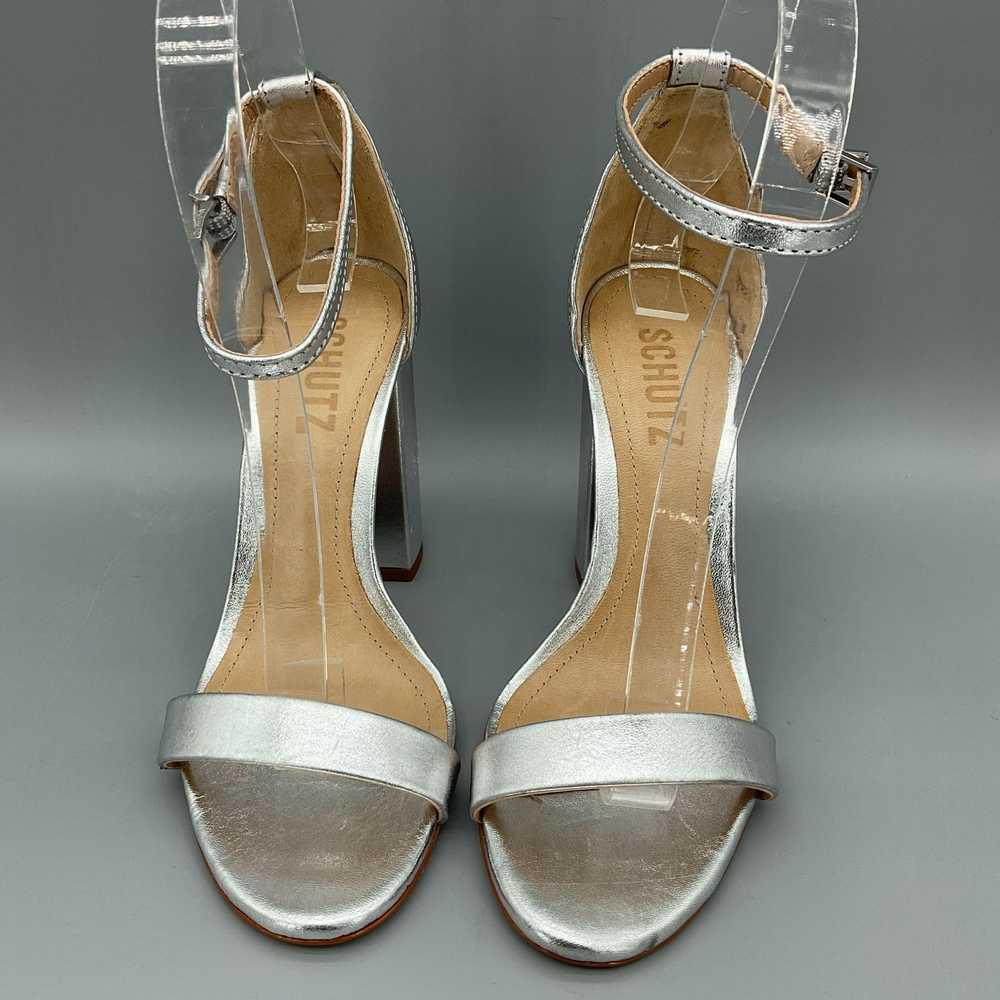 Schutz Schutz Women Cadey Lee Heeled Sandal Metal… - image 3