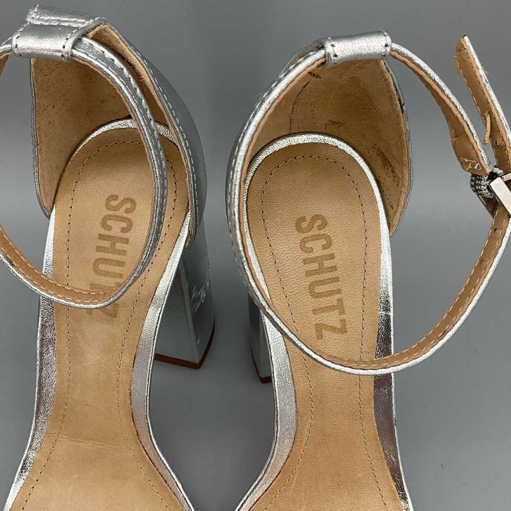 Schutz Schutz Women Cadey Lee Heeled Sandal Metal… - image 6