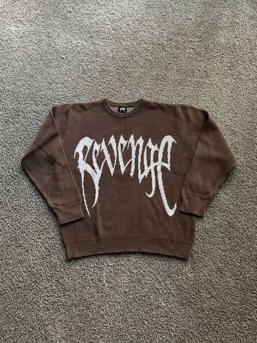 Designer × Revenge × Streetwear Revenge Brown Knit