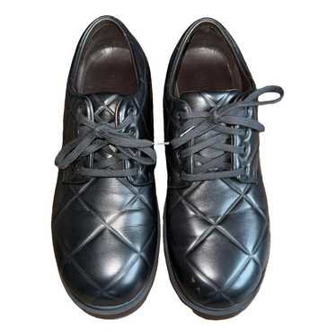 Bottega Veneta Lug leather lace ups