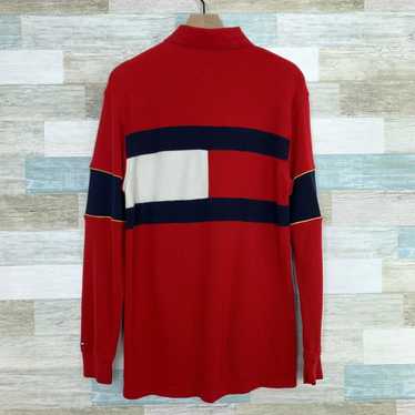 Tommy Hilfiger Tommy Hilfiger Vintage Flag Rugby … - image 1