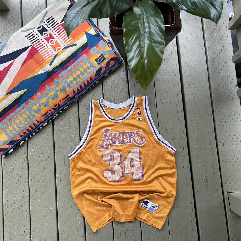 Champion × NBA × Vintage Vintage 90s Champion LA … - image 1