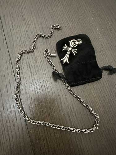 Chrome Hearts Cross pendant and papper chains