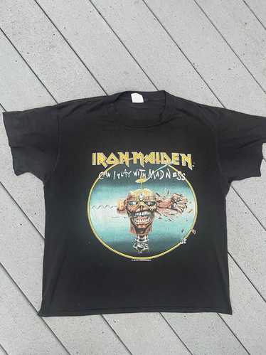 Band Tees × Iron Maiden × Vintage vintage 88 iron… - image 1