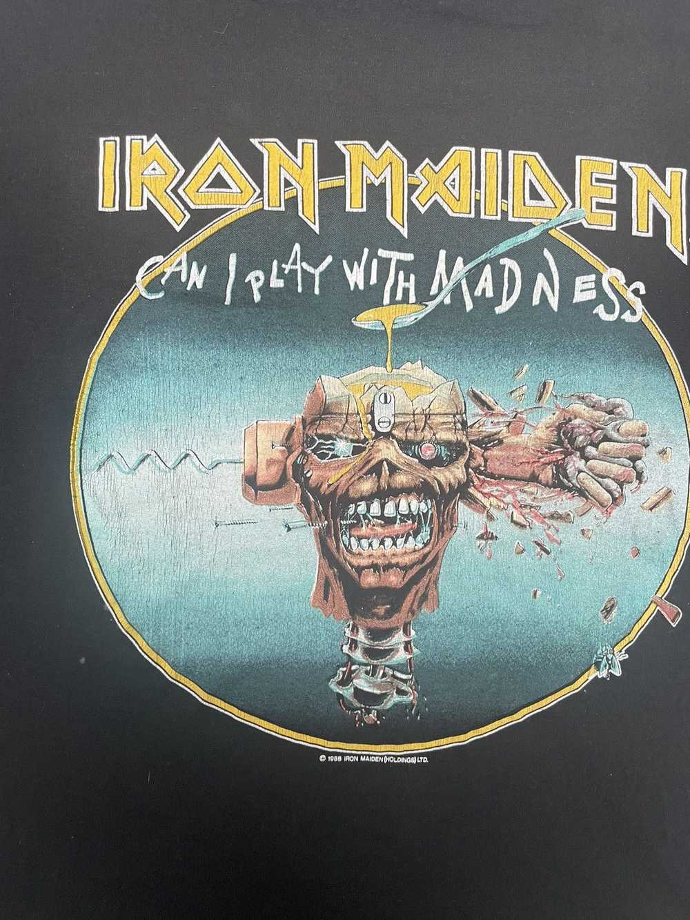 Band Tees × Iron Maiden × Vintage vintage 88 iron… - image 2